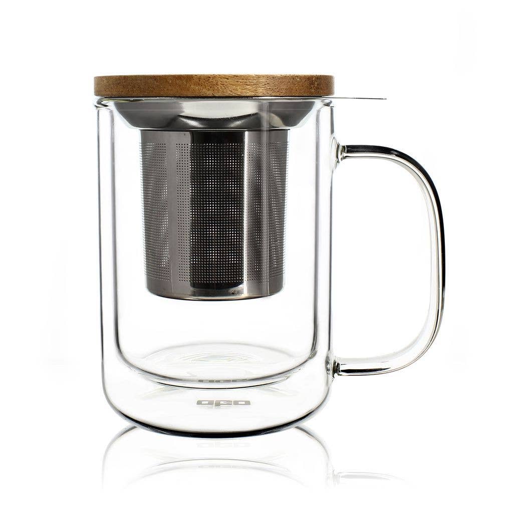 Ogo Living Tea Cup DOUBLE WALL GLASS 350 ML